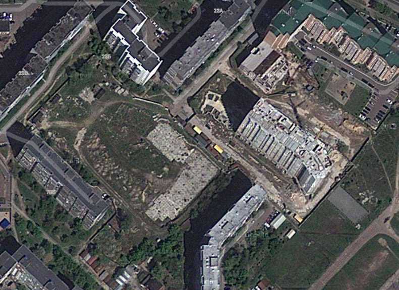 Фото  в Площадка ЖК Палладиум со спутника